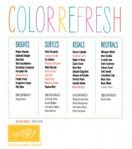 Color Refresh Chart