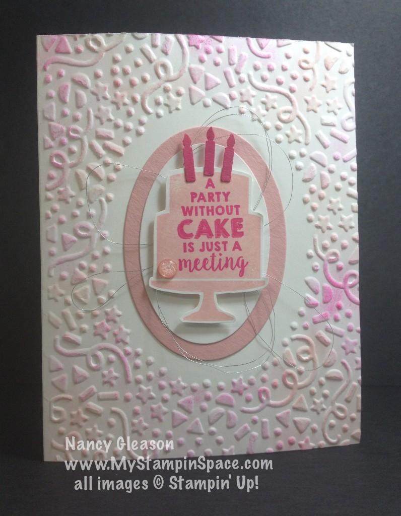 Party Wishes, Confetti TIEF, Nancy Gleason, My Stampin Space