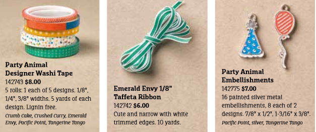 Party Animal Embellishments