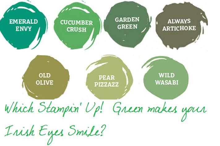 stampin' up! greens