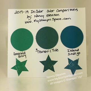 Tranquil Tide Color Comparison