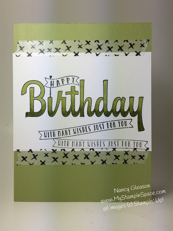 How to Use Stampin' Blends with the Birthday Wishes for You Stamp Set