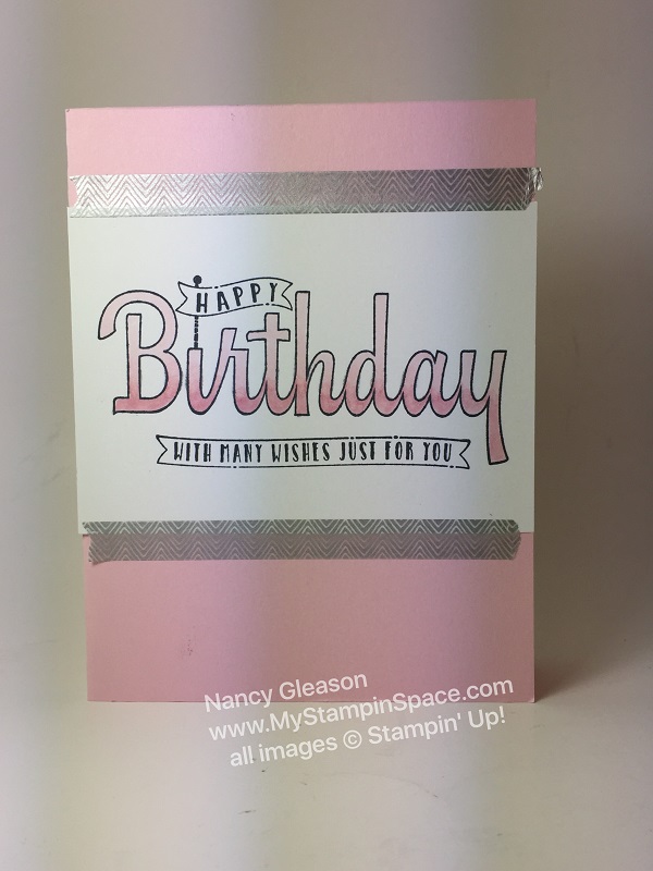 How to Use Stampin' Blends with the Birthday Wishes for You Stamp Set
