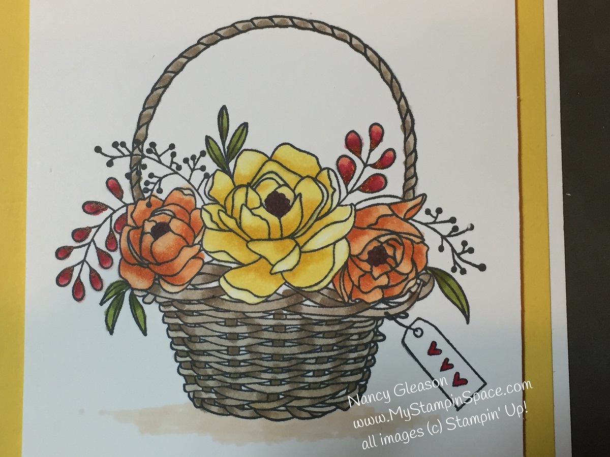 Blossoming Baskets in Yellows & Oranges