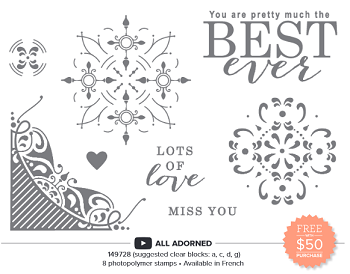 All Adorned Stamp Set Sale-A-Bration 2nd Release