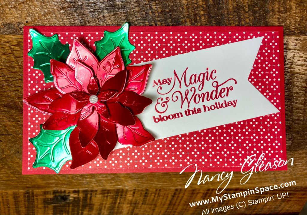 Red Foil Poinsettia