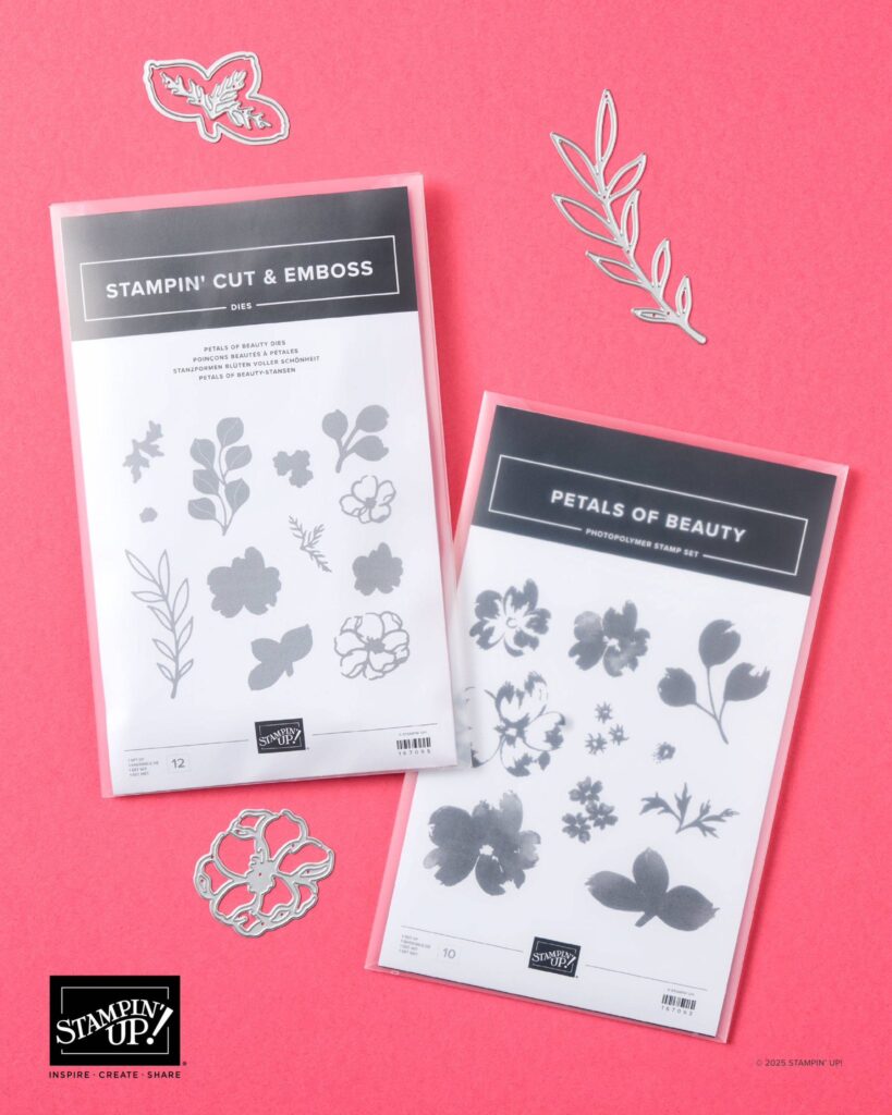 Change in Packaging! New Space Savings Packaging, Petals of Beauty, New Stamp Packaging, New Dies Packaging